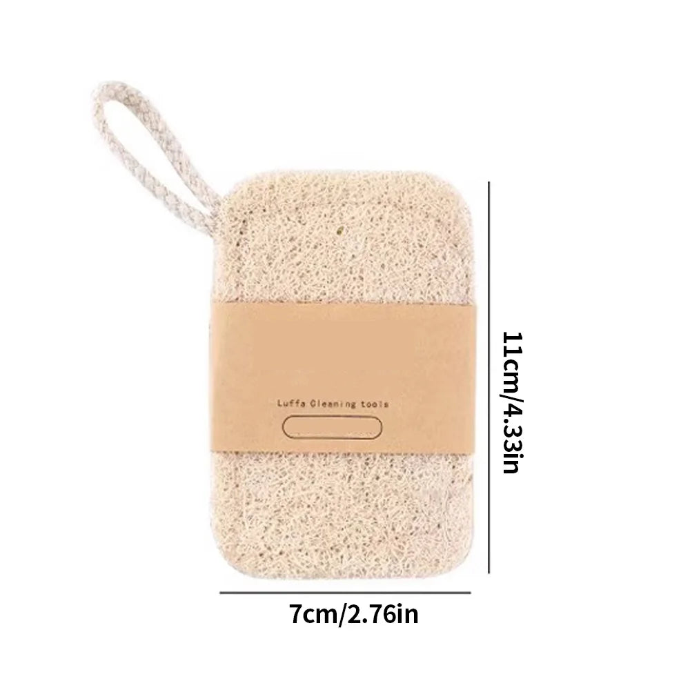 Natürlicher doppelschichtiger Loofah Schwamm für nachhaltige Küchenreinigung
