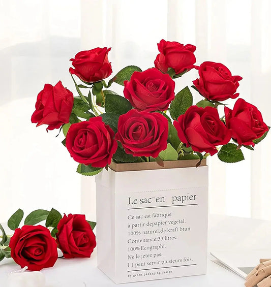 Zeitloser künstlicher Rosenstrauß für Dekoration und besondere Anlässe