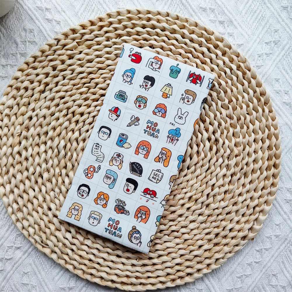 Tierblumen Wochenhülle Planer Notizbuch Schreibwaren-Yabubest - Home & More