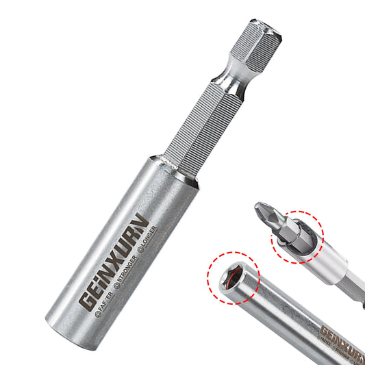 Edelstahl Bithalter 2 Zoll magnetisch – Schnellwechsel Bohrer Verlängerung