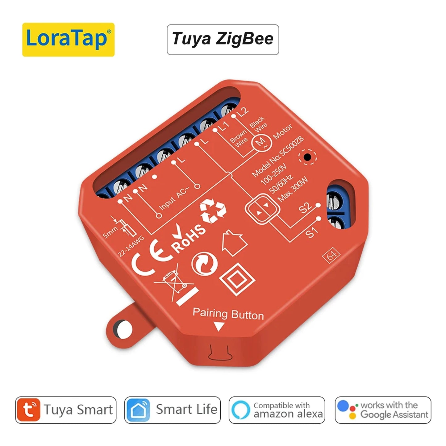 LoraTap ZigBee 3.0 Rolladensteuerung – Smart Home für Jalousien