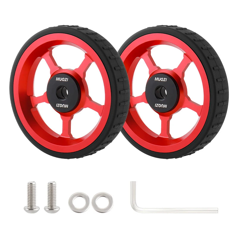 MUQZI Eazy Wheels Faltrad-Rollenräder, kompatibel mit Brompton-Yabubest - Home & More