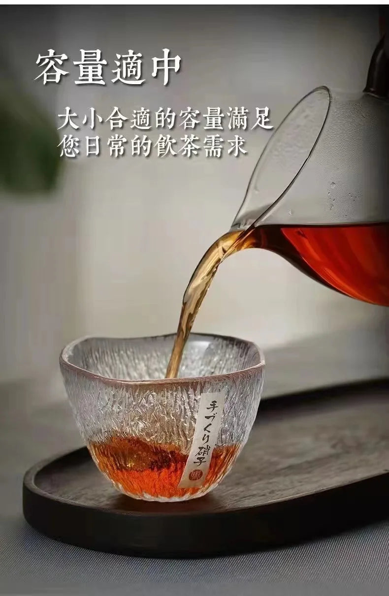 Japanisches Whiskeyglas aus Glas für Zuhause und Bar