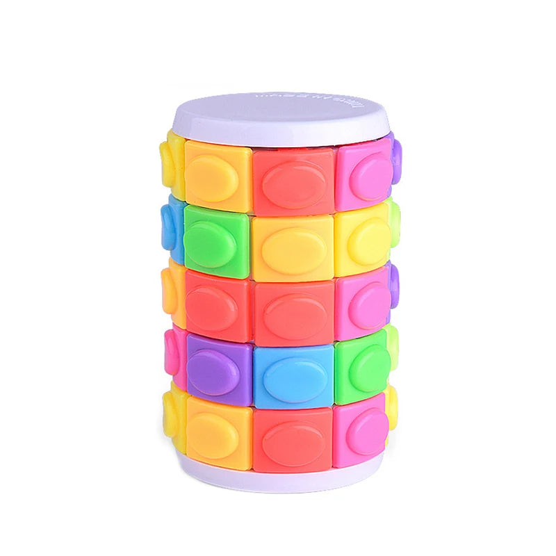 Rotierendes Zylinder Puzzle für Logik Training und Entspannung