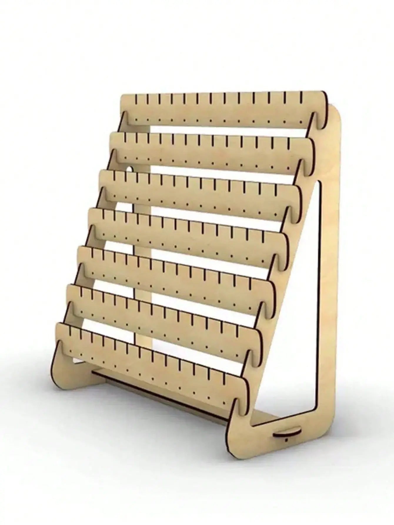 Großer Holz Ohrring Display Ständer Schmuck Organizer