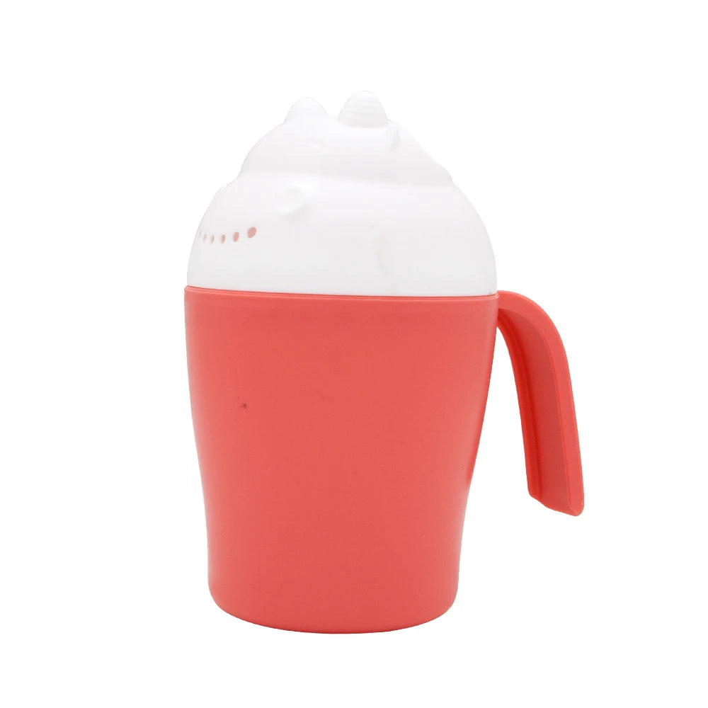 Stressfreies Baby-Baden: Einstellbare Shampoo Kappe mit Ohrschutz