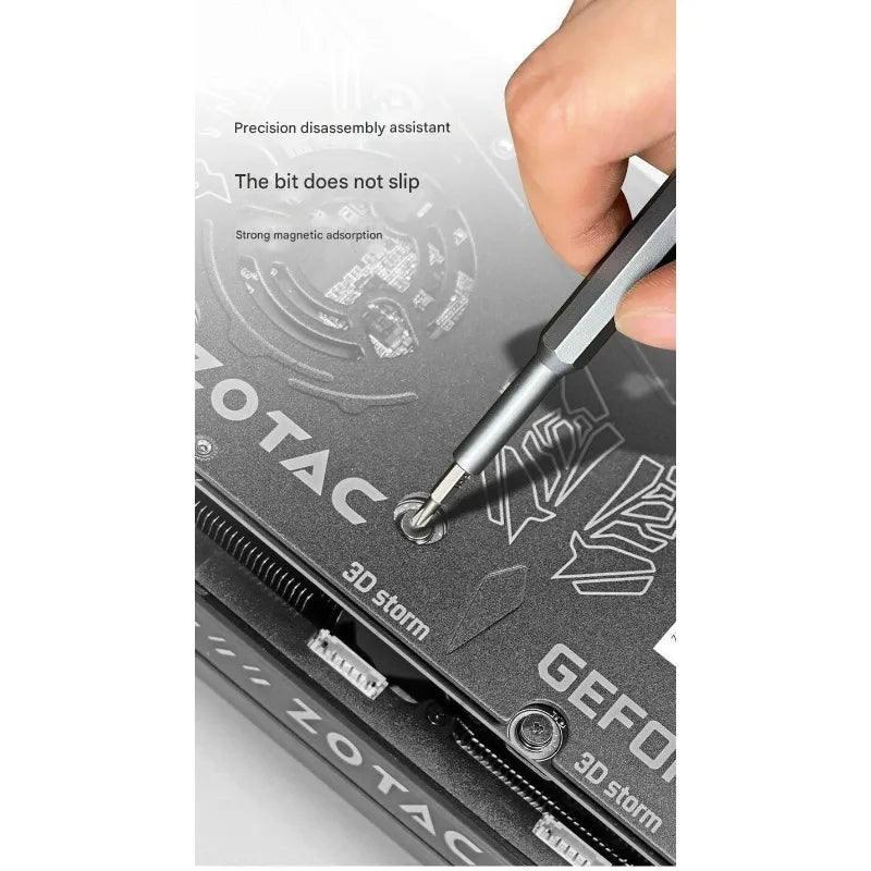 Magnetisches Präzisionsschraubendreher Set mit 24 Bits für Handy und Laptop