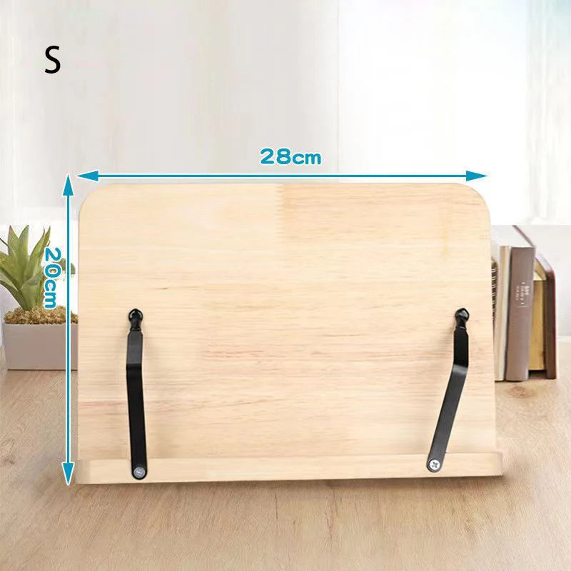 Komfortabler Buchständer aus Holz für ergonomisches Lesen und Ordnung