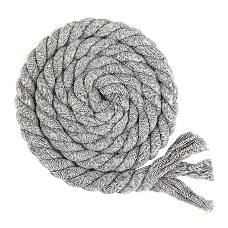 Robuste 3-fach gedrehte Baumwollschnur für DIY und Nähprojekte
