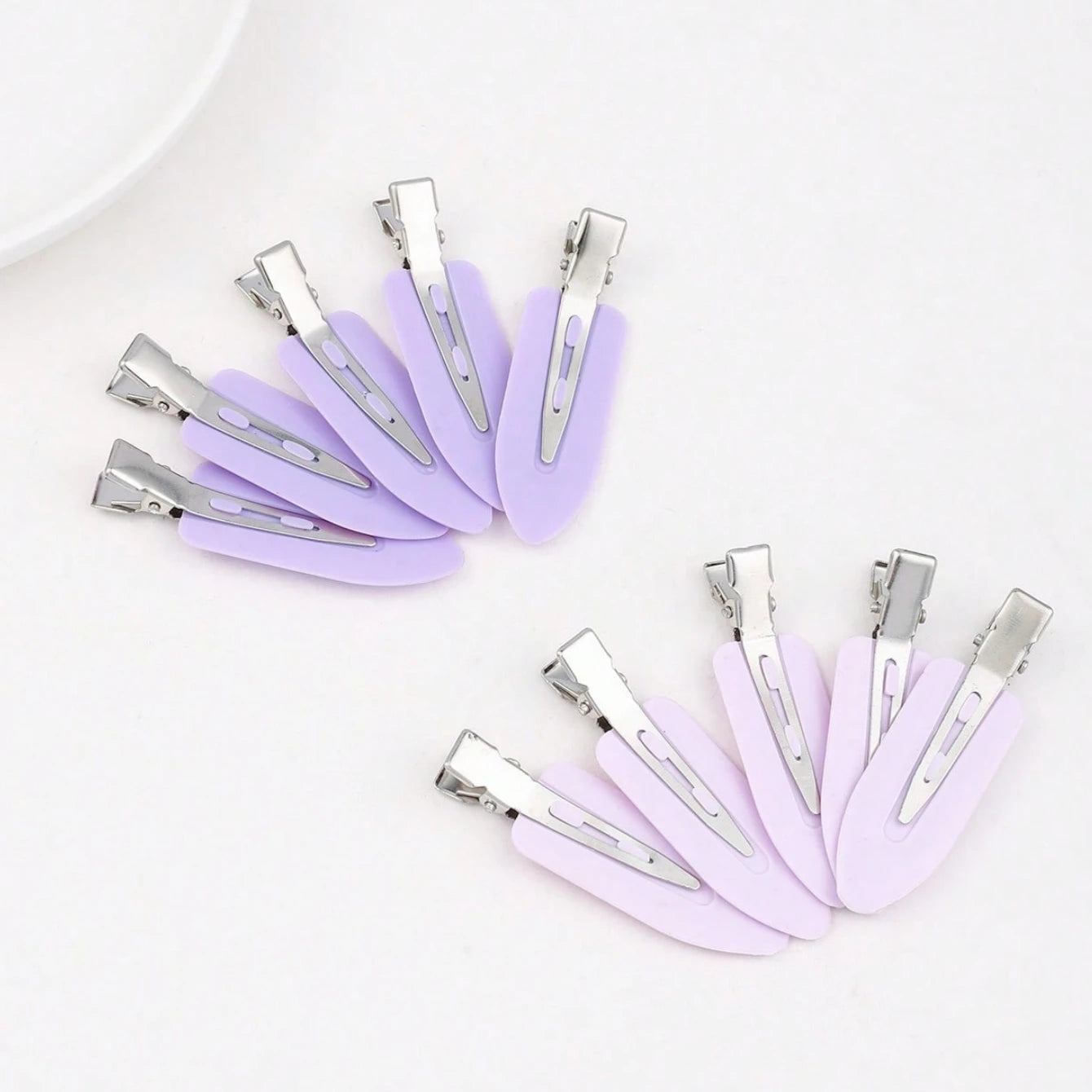 10er Set Nahtlose Haarclips – Kein Knick beim Styling oder Make-up