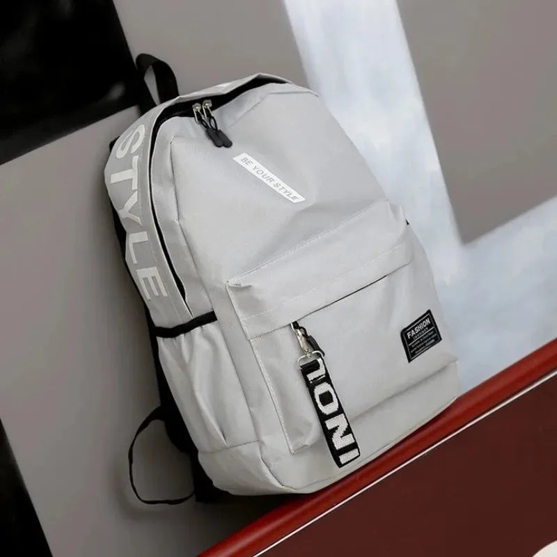 Unisex Großraum-Rucksack 20-35L mit robustem Polyester für Alltag - Schule