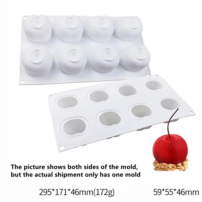 Fruchtige Silikon Backform für Mousse und Desserts