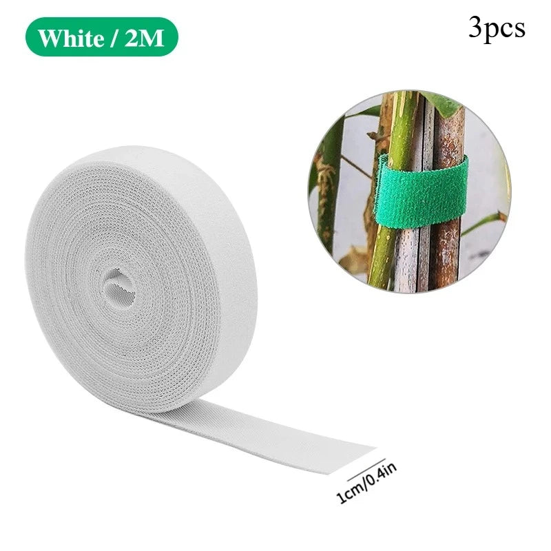 Nylon Pflanzenbänder 3 Rollen 2m flexibel für Gartensupport