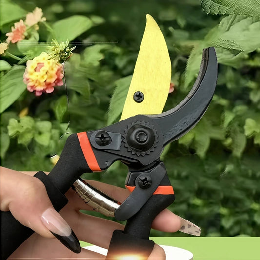 Praktische Gartenschere für Obstbäume mit rutschfestem Griff und PTFE-Klinge