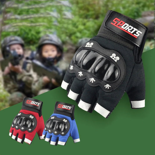 Kinder-Radhandschuhe mit Anti-Rutsch - Komfort – Robust für Jungen - Mädchen