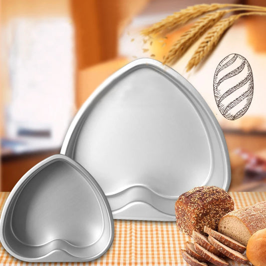 Herz Kuchenform Aluminiumlegierung 4-10 Zoll Antihaft Backform