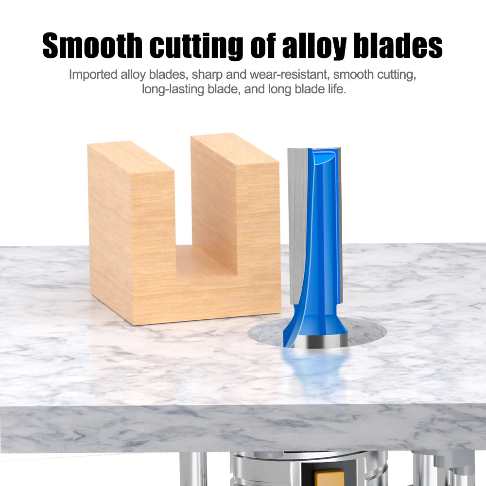 12mm Schaft Verlängert Bodenfräsen Router Bit Fräser Holzwerkzeug