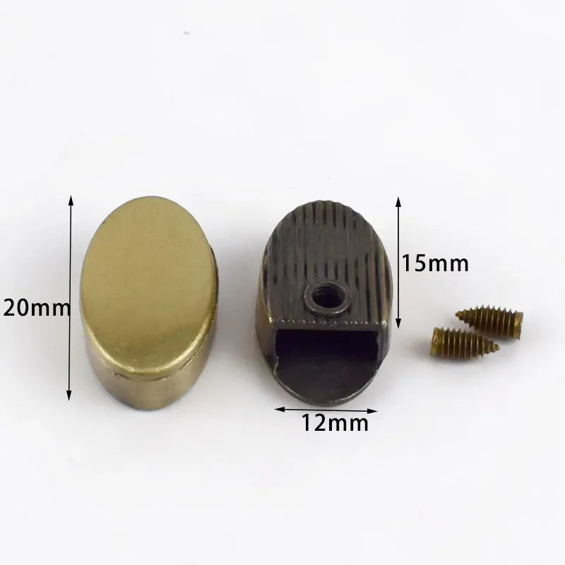 50 Metall Reissverschluss Stopper Clips DIY Zubehör für Taschen Kleidung