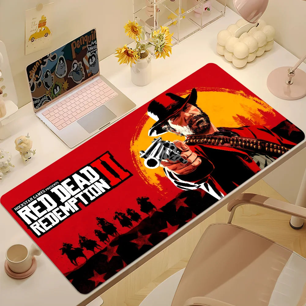 Großes Mauspad 900x400mm rutschfest mit ergonomischer Handgelenkstütze