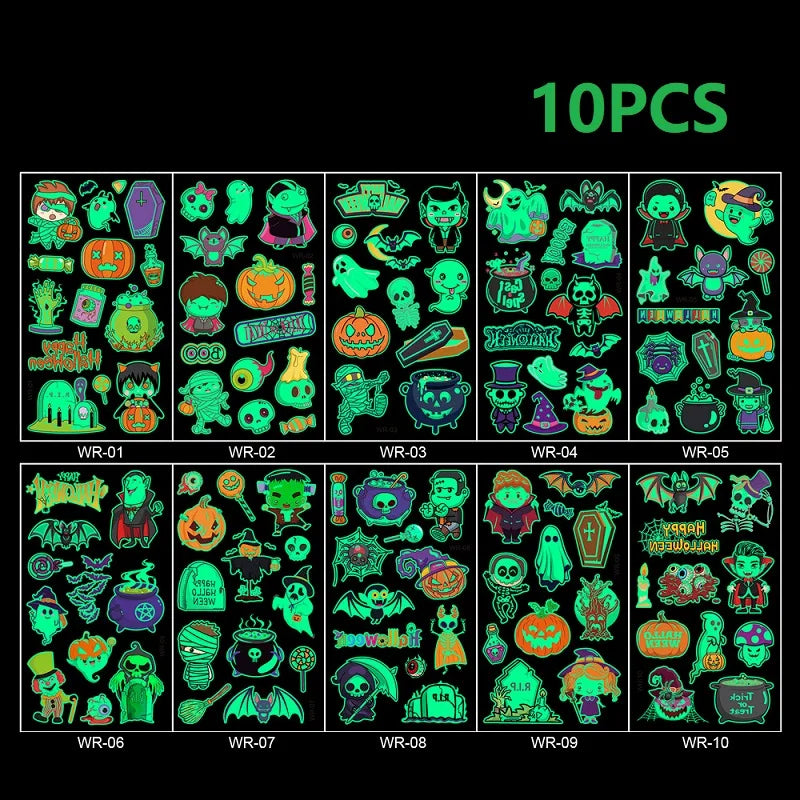 Temporäre Fußball Tattoos Set mit 10 wasserdichten Aufklebern