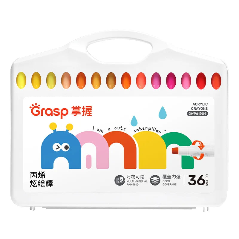 Acryl Farbstifte mit rotierender Kernverlängerung 12 bis 36 Farben Set