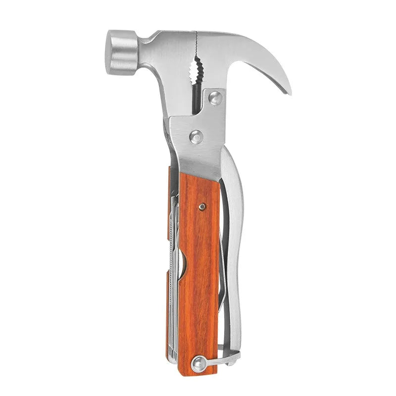 Multifunktionshammer mit Axt - Widderhorn – sicher, robust - vielseitig für Holz und Notfälle