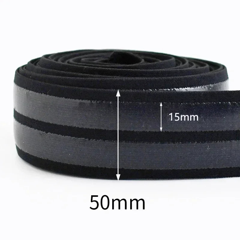 Elastisches Gurtband 20-50mm als Anti-Rutschband für Gürtel und Kleidung