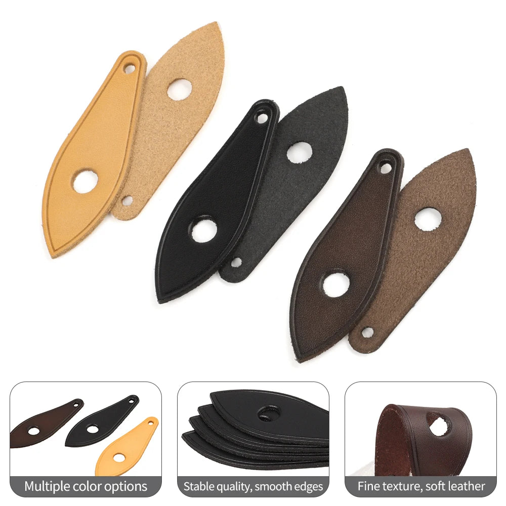 2 Stück DIY Echtleder Zip Puller Ersatz Reißverschlussköpfe für Nano Speedy Gepäck Rucksack Jacke Koffer Tasche Zubehör-Yabubest - Home & More