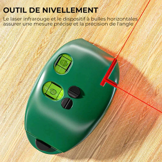 Laser Nivelliergerät mit vertikaler und horizontaler Linie für präzise Messungen