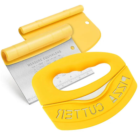 Tischschaber Edelstahl Teigschneider Küchenhelfer Backwerkzeug-Yabubest - Home & More