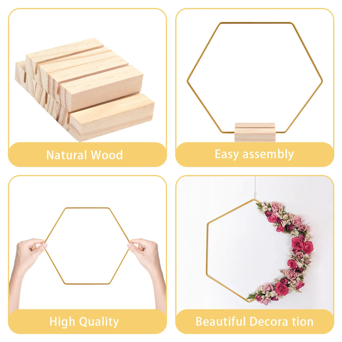 Metall Blumen Reifen Mittelstück Für Tischdekoration 15 30 cm