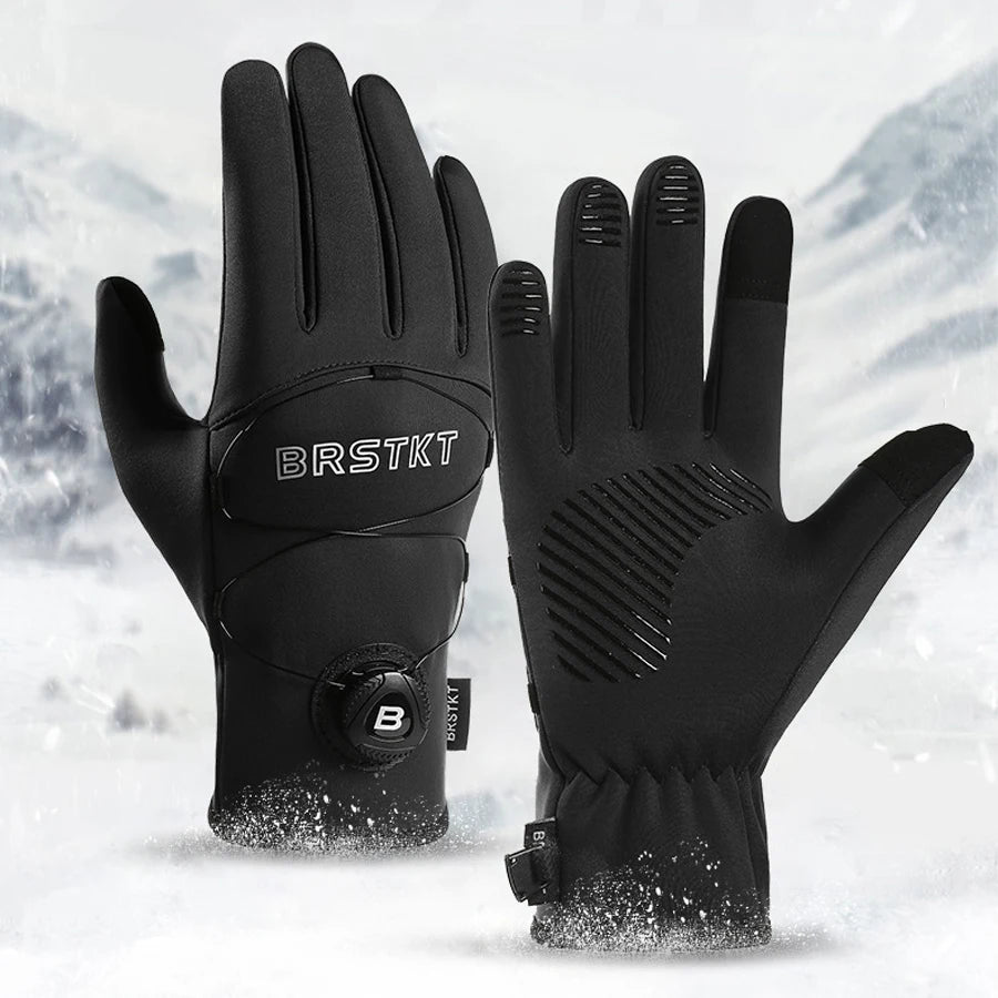Sporthandschuhe Herren winddicht warm Touchscreen für Outdoor Skifahren