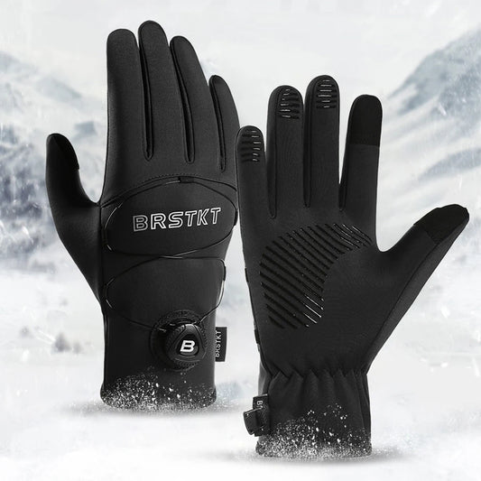 Sporthandschuhe Herren winddicht warm Touchscreen für Outdoor Skifahren