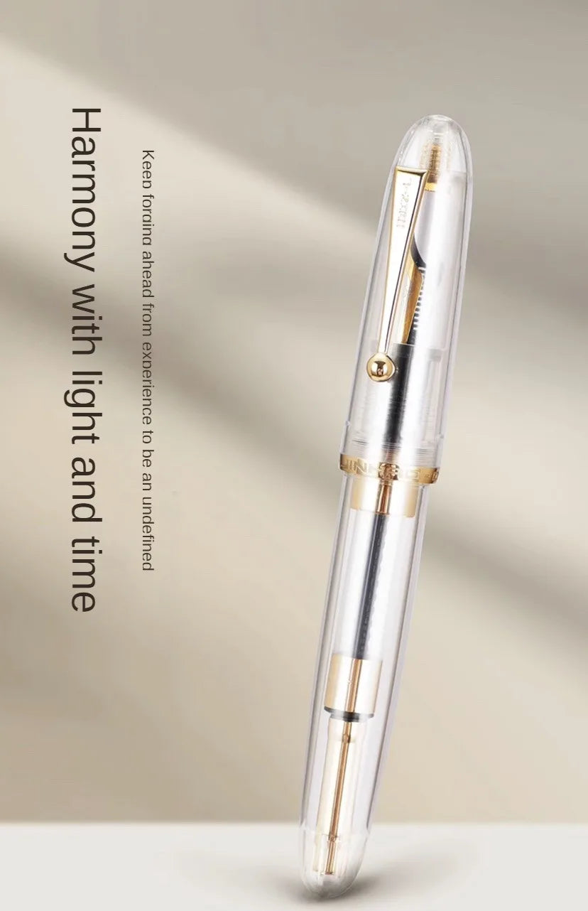 JinHao 9019 Füllfederhalter Transparent Acryl 40 MM Iridium Feder-Yabubest - Home & More