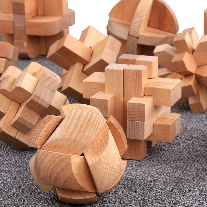 Holz 3D Puzzle Gehirn Spielzeug für Kinder und Erwachsene