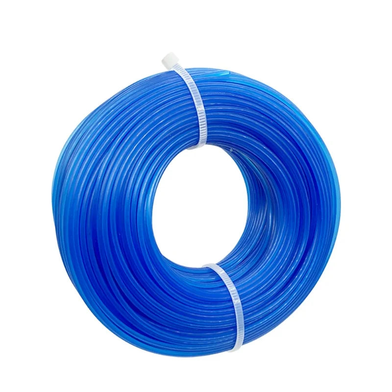 1,6 mm blauer Nylon-Rundschneiderfaden für Freischneider und Rasenmäher