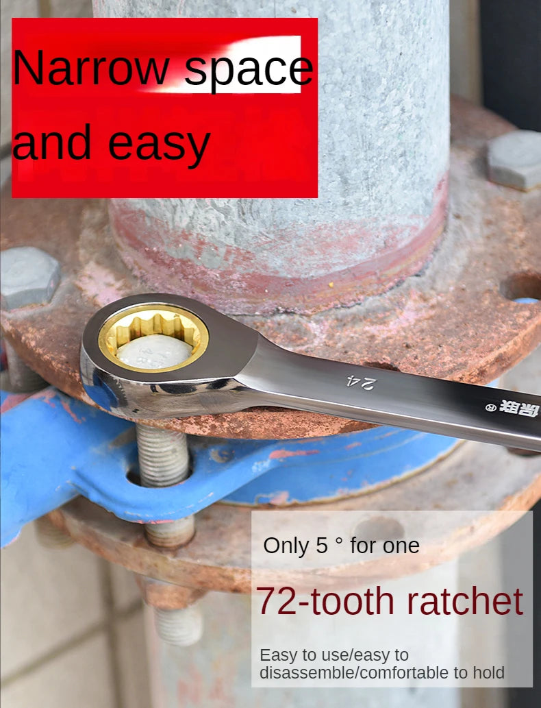Universal Torx Ratschen-Schlüssel 8-22mm – Robust, Präzise - Vielseitig