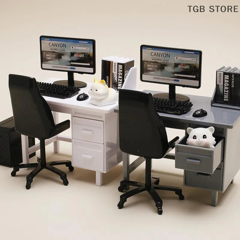 Miniatur Puppenhaus Möbel Set für realistische Raumgestaltung