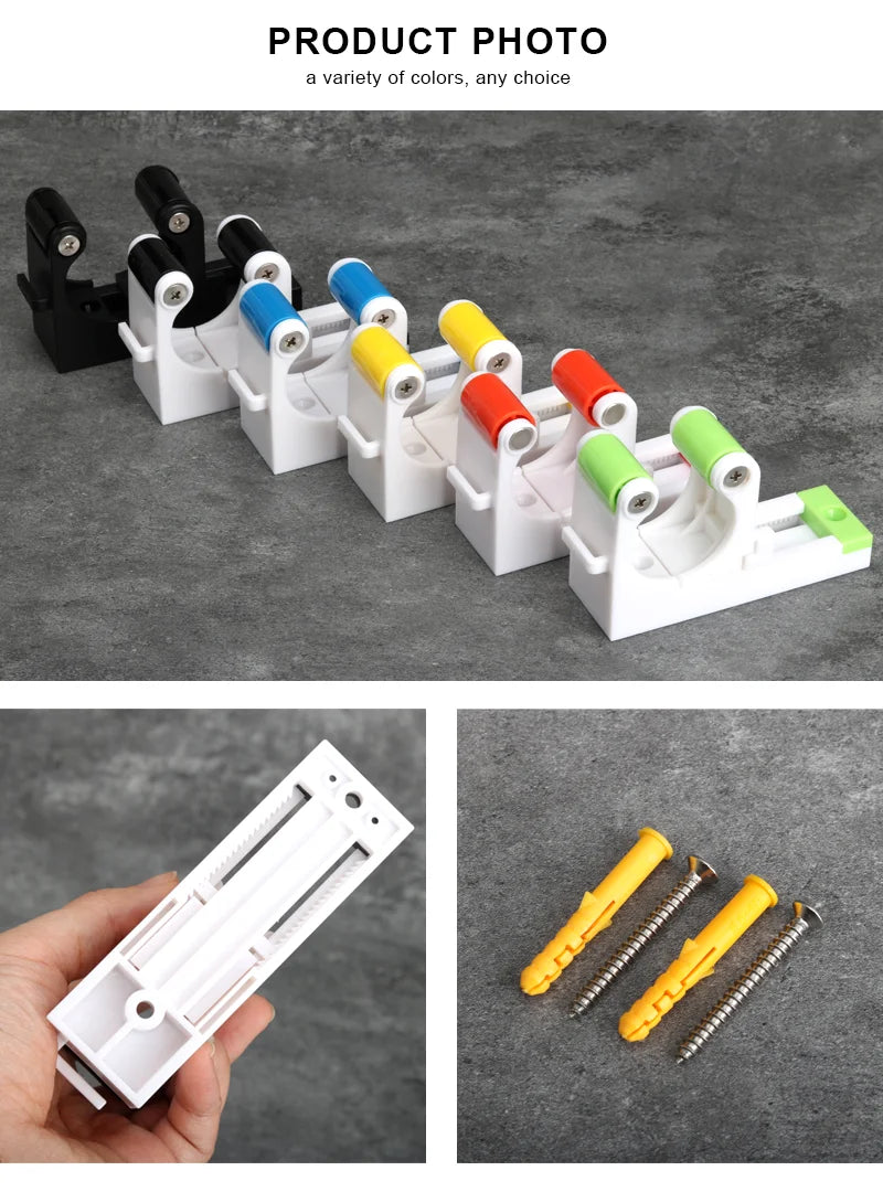 Verstellbarer Fahrrad Wandhalter für MTB Rennrad Indoor bis 2,8 Zoll Rohr