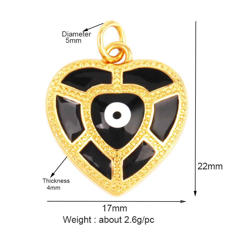 Eleganter Anhänger im antiken Gold Design als Schmuckzubehör-Yabubestshop