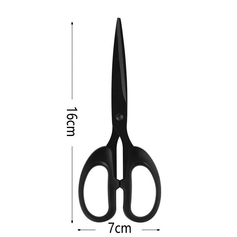 Schwarze Haarschneideschere Nähschere Edelstahl für Handwerk Stoffe