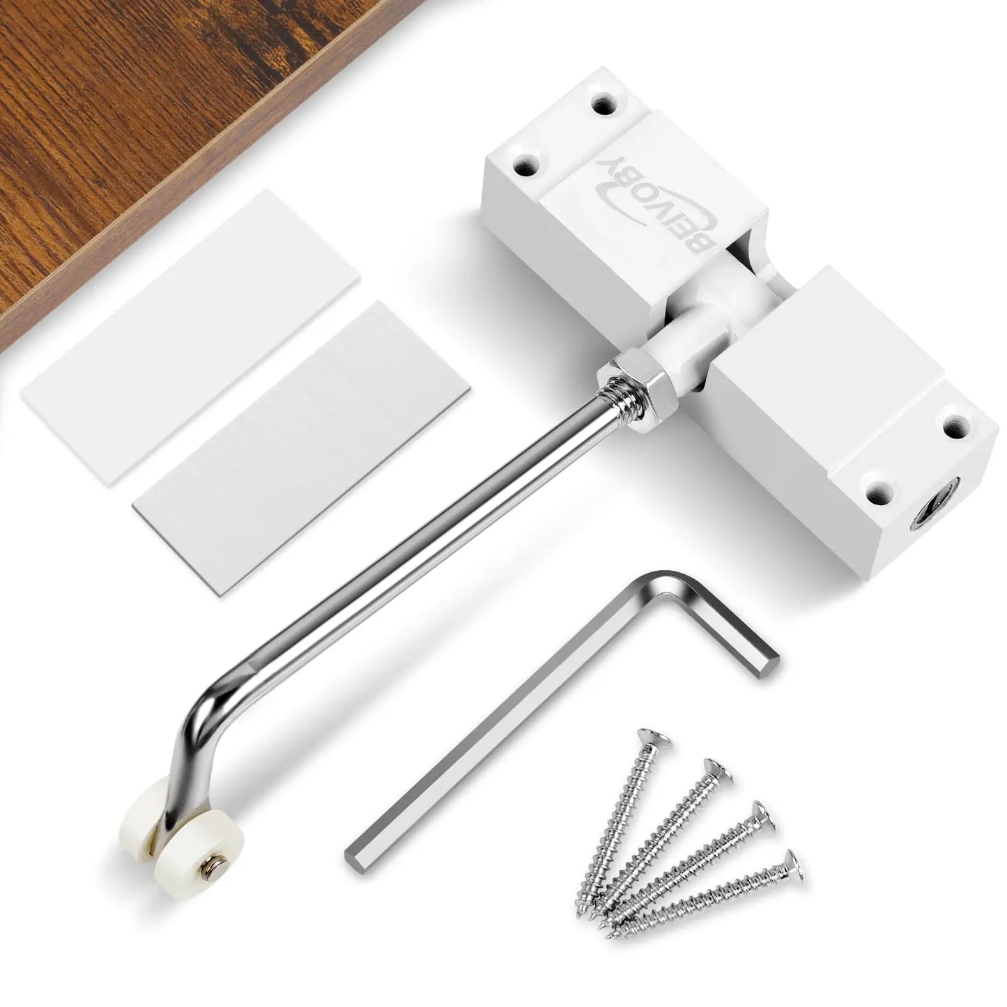 30 kg verstellbarer Türschließer mit automatischer Sicherheitsfeder Aluminium