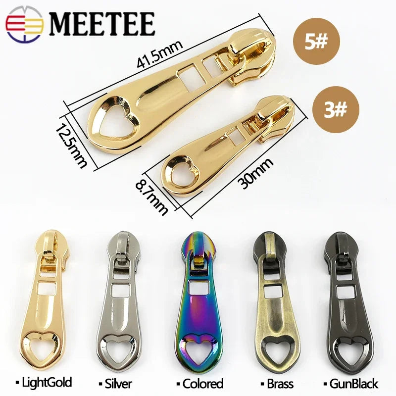 10/30 Stück Nylon Reißverschlusszieher Zipper Schieber Metall Zinklegierung-Yabubest - Home & More
