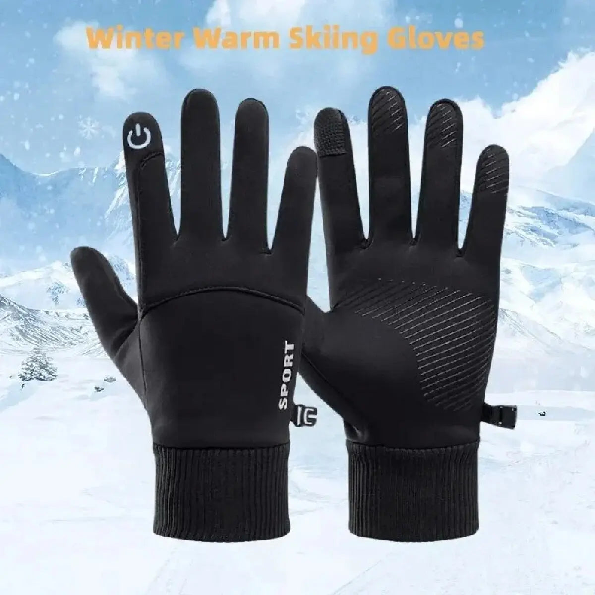 Warme wasserdichte Handschuhe für Winter Sport und Touchscreen Nutzung