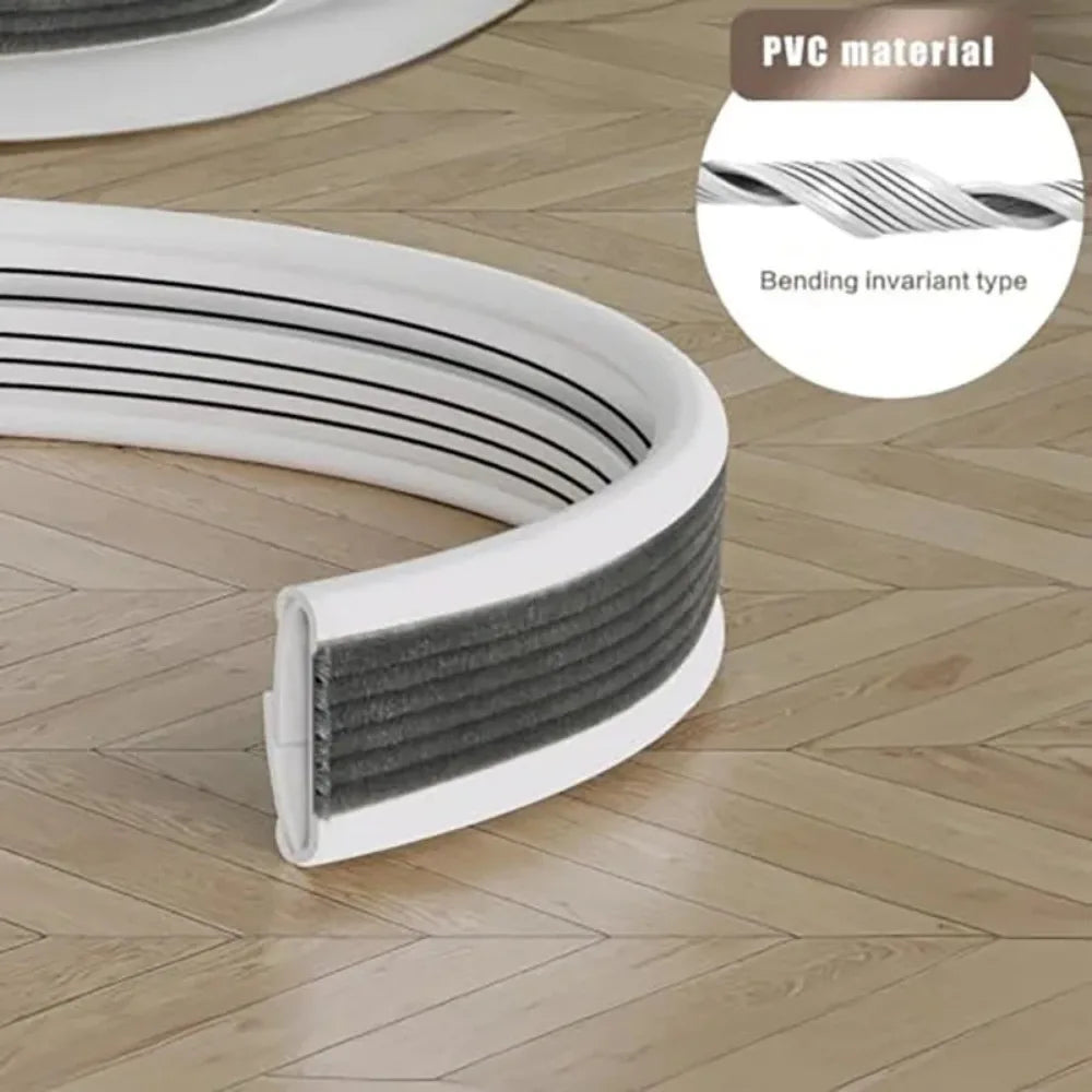 Flexible Tür Dichtung 93cm Zugluft Stopper Schalldicht PVC Fenster