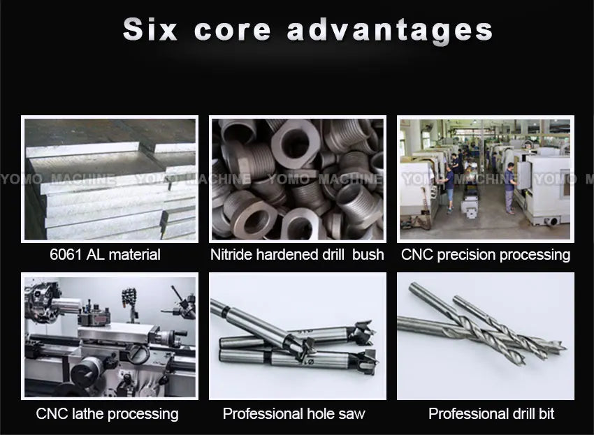 YOMO 3-in-1 Dübelvorrichtung für Möbel - Holzbohrer Locator-Yabubest - Home & More