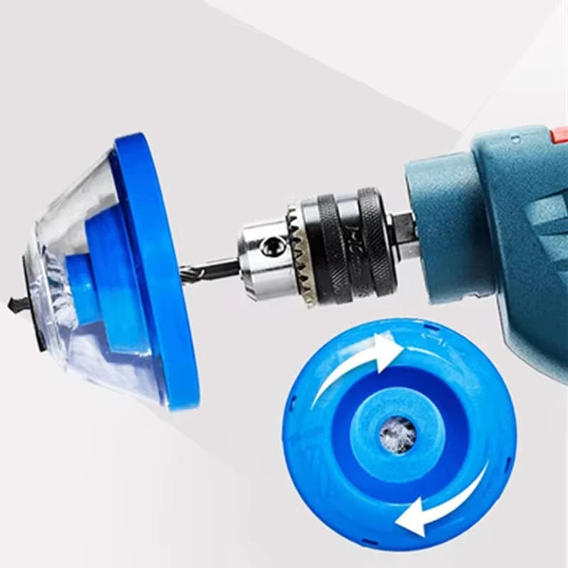 Effektiver Staubschutz für Bohrer 4-10 mm – langlebig, leicht - sauber arbeiten