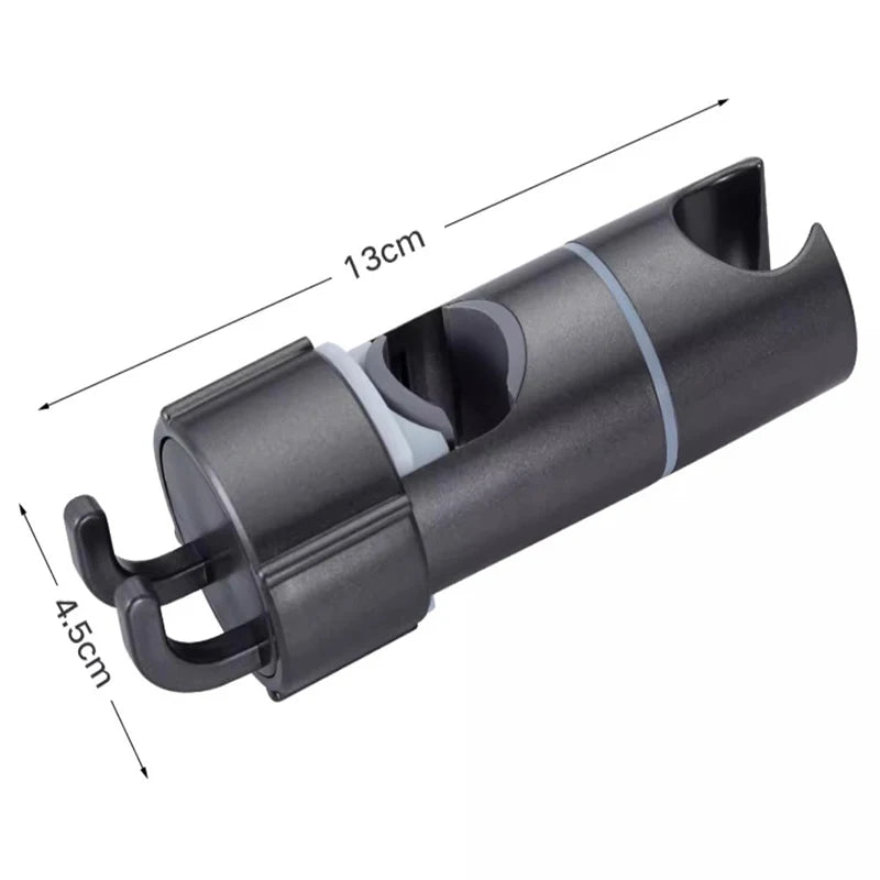 Einstellbarer Duschkopfhalter aus ABS Kunststoff mit Rotation und Schiene-Yabubest - Home & More