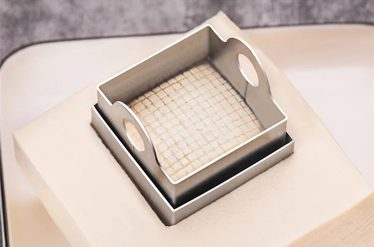 Edelstahl Tofu Presse und Cutter für einfache Zubereitung