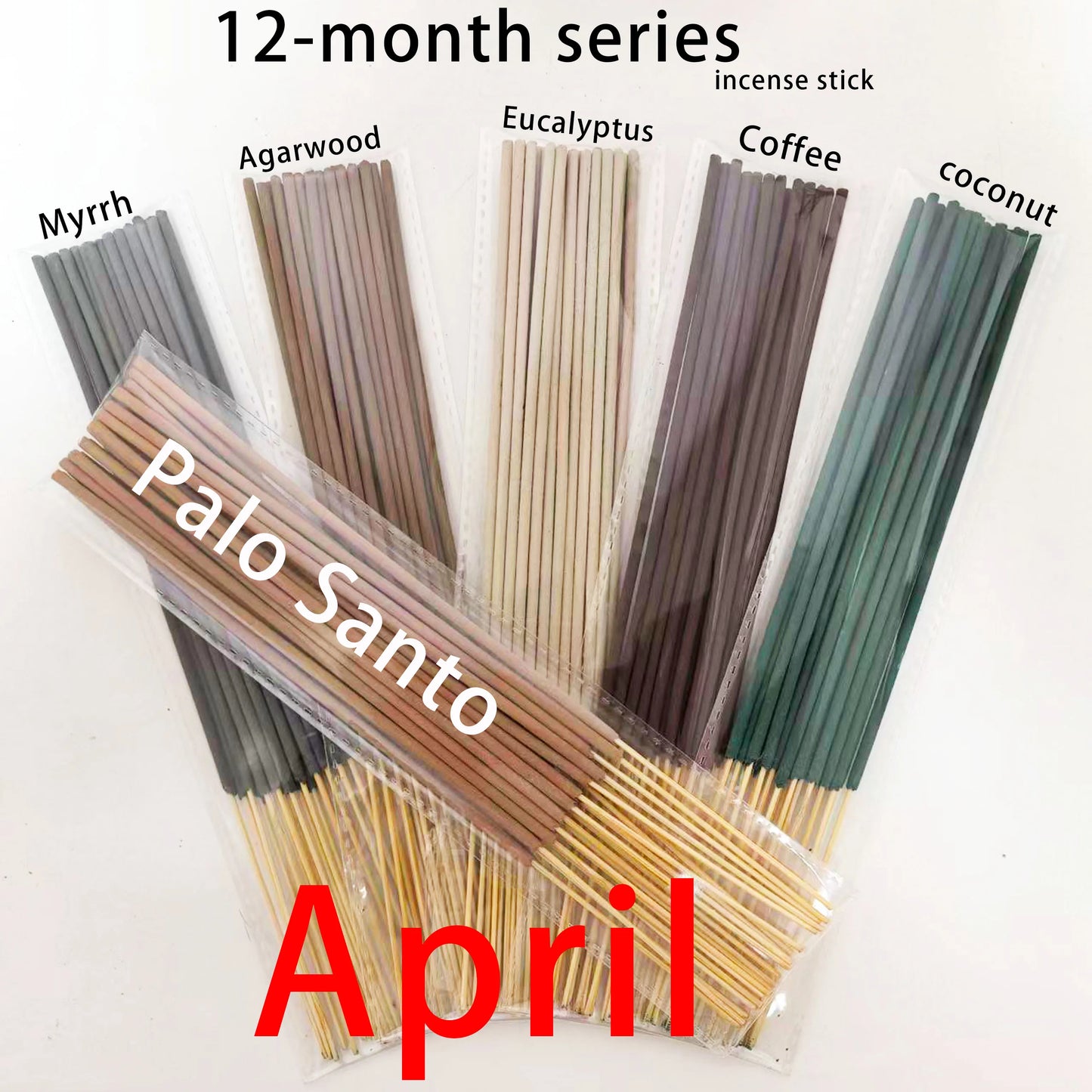 Räucherstäbchen Set mit 126 Stäbchen für Yoga Meditation und Reinigung